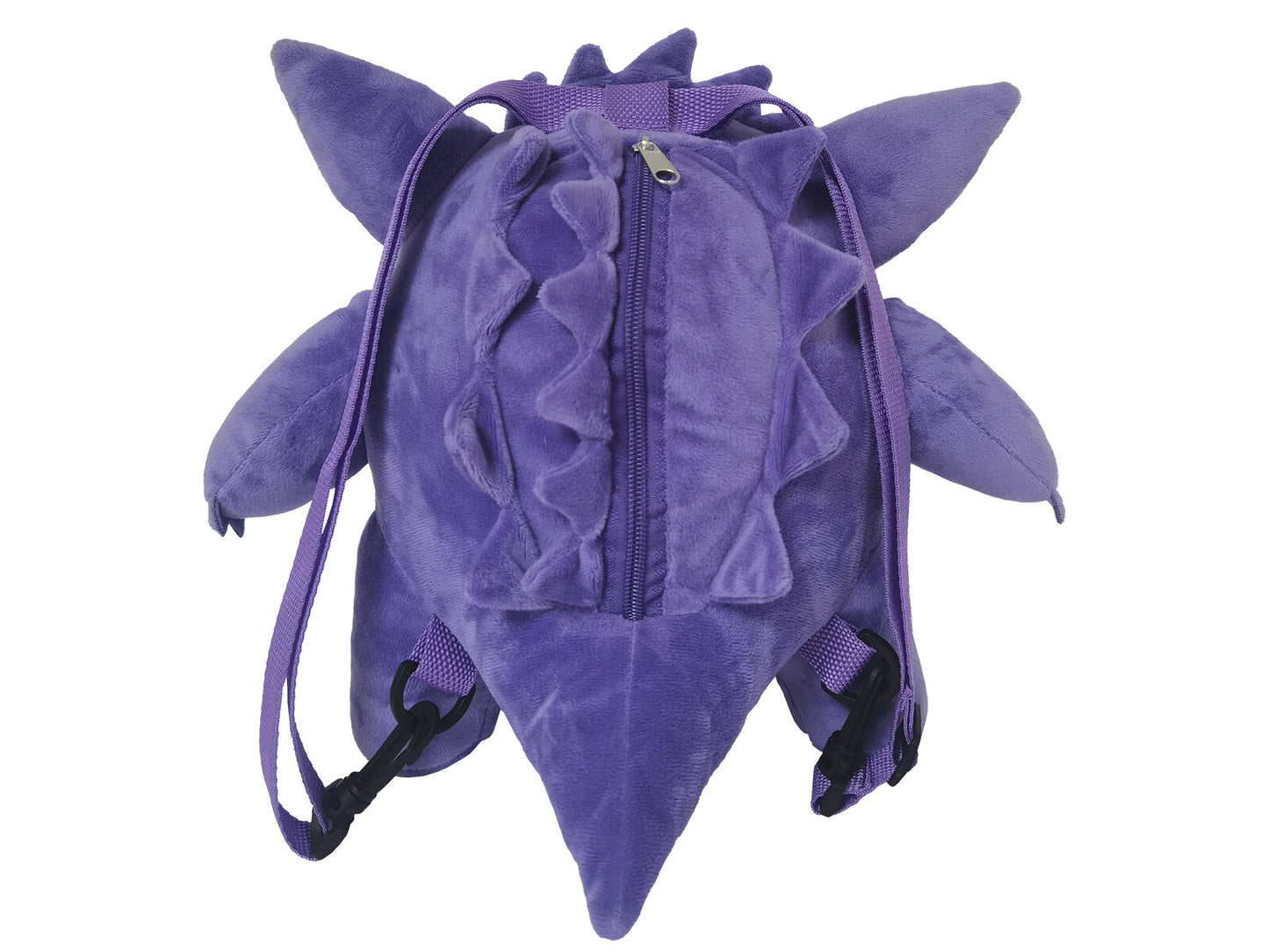 Pokémon Gengar Plüschrucksack Kinder Rucksack kuschelig mit Reißverschluss