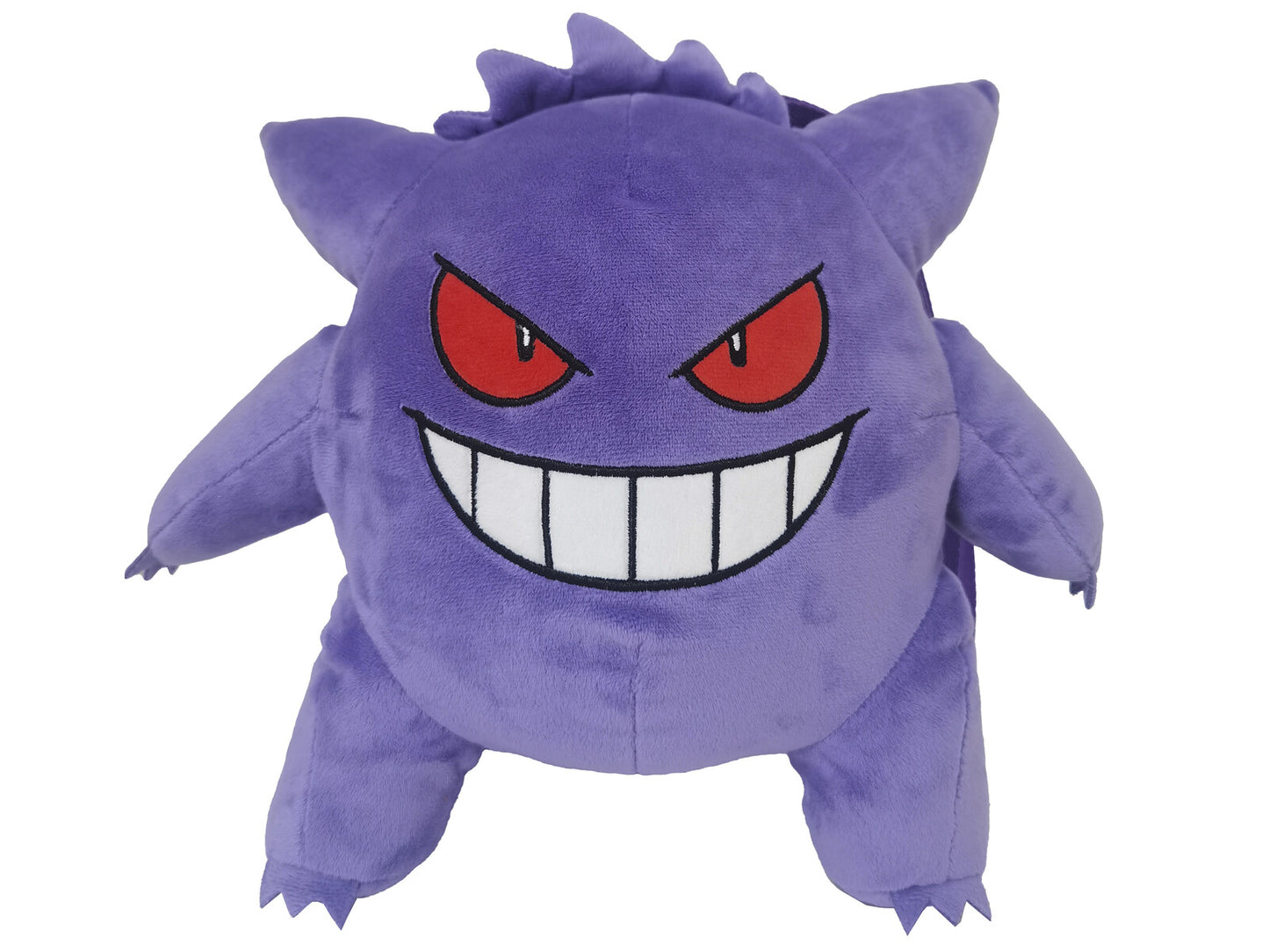 Pokémon Gengar Plüschrucksack Kinder Rucksack kuschelig mit Reißverschluss