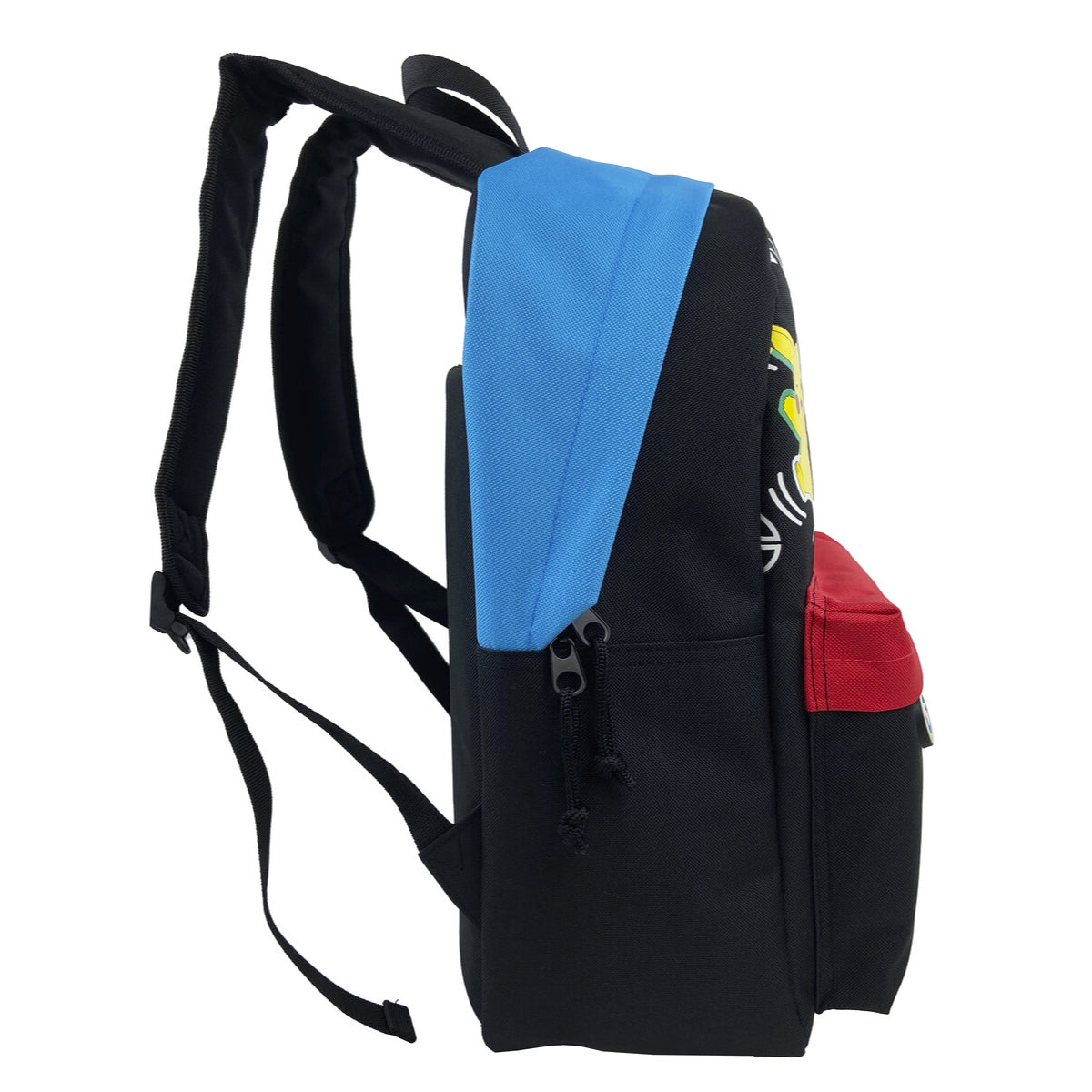 Pokémon Colorful Jugendrucksack Schulrucksack 43 cm mit Laptopfach Seitenfach gepolstertem Rücken