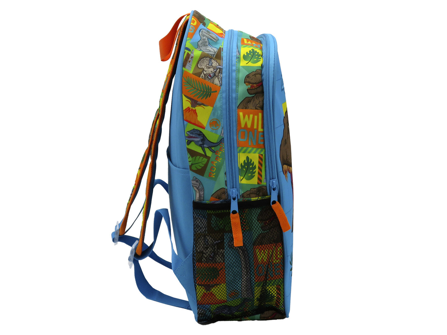 Jurassic World Kinder Rucksack 31 × 12 × 41 cm Schulrucksack mit 2 Fächern und 2 Seitennetzen