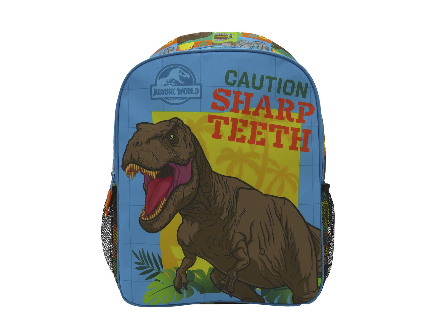 Jurassic World Kinder Rucksack 31 × 12 × 41 cm Schulrucksack mit 2 Fächern und 2 Seitennetzen