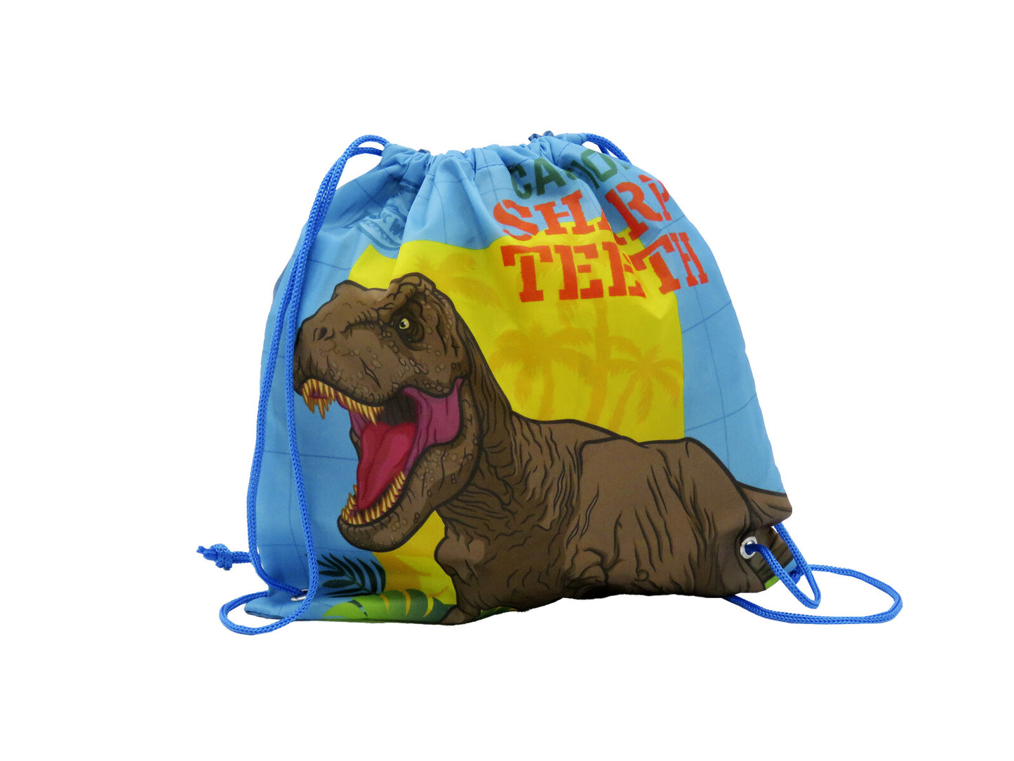 Jurassic World Snackbeutel 25 × 25 × 1 cm Brottasche mit Kordelzug für Schule Kindergarten und unterwegs