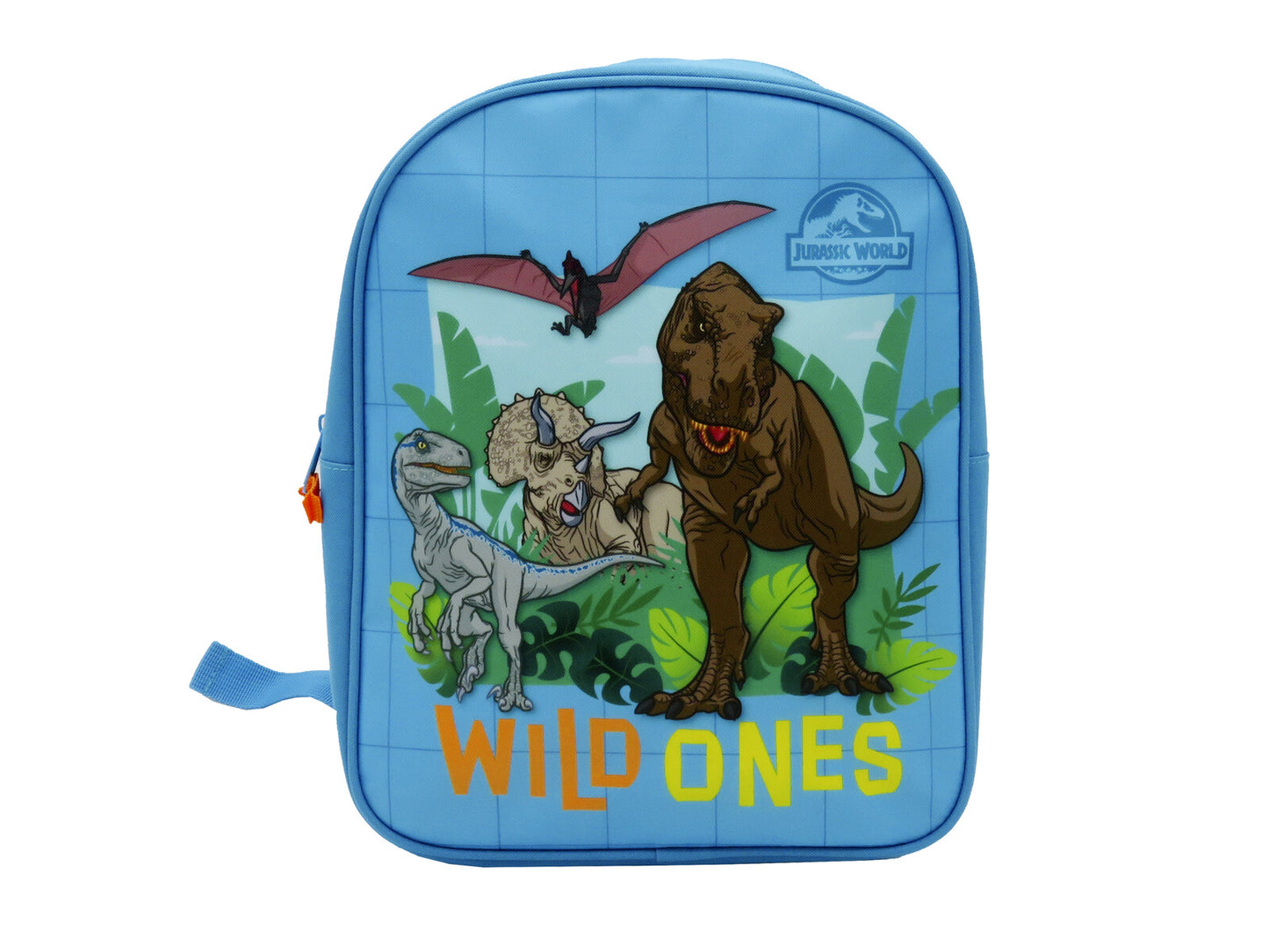 Jurassic World Kinder Rucksack 24 × 10 × 30 cm Freizeitrucksack mit Hauptfach leicht und kompakt
