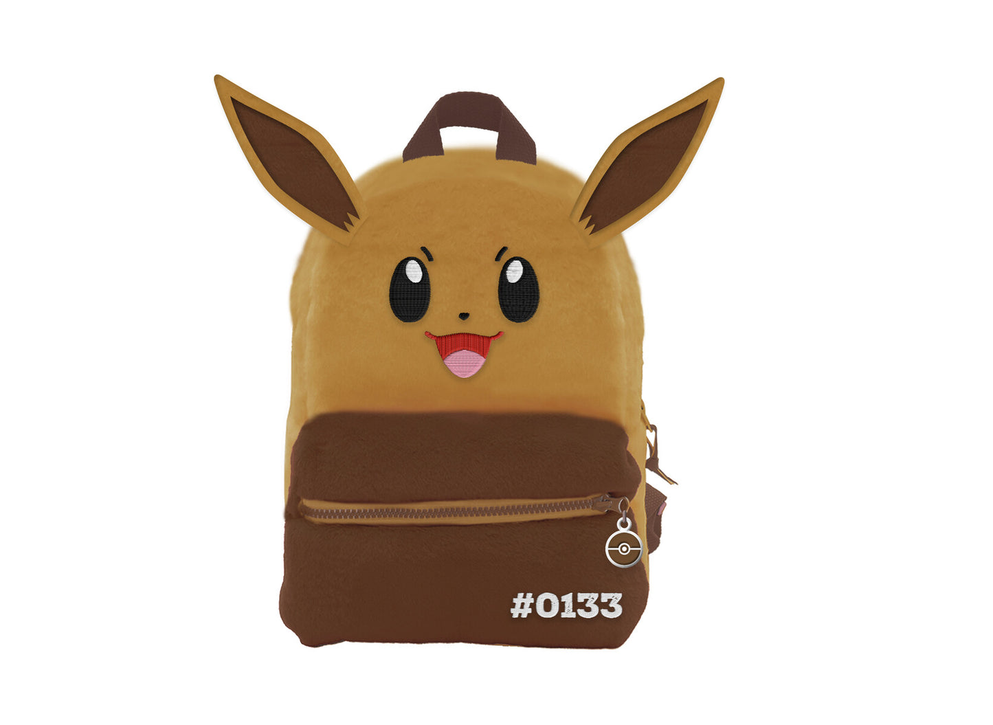 Pokémon Eevee Kinder Rucksack Plüschrucksack Kuscheltier Tasche für Alltag und Freizeit