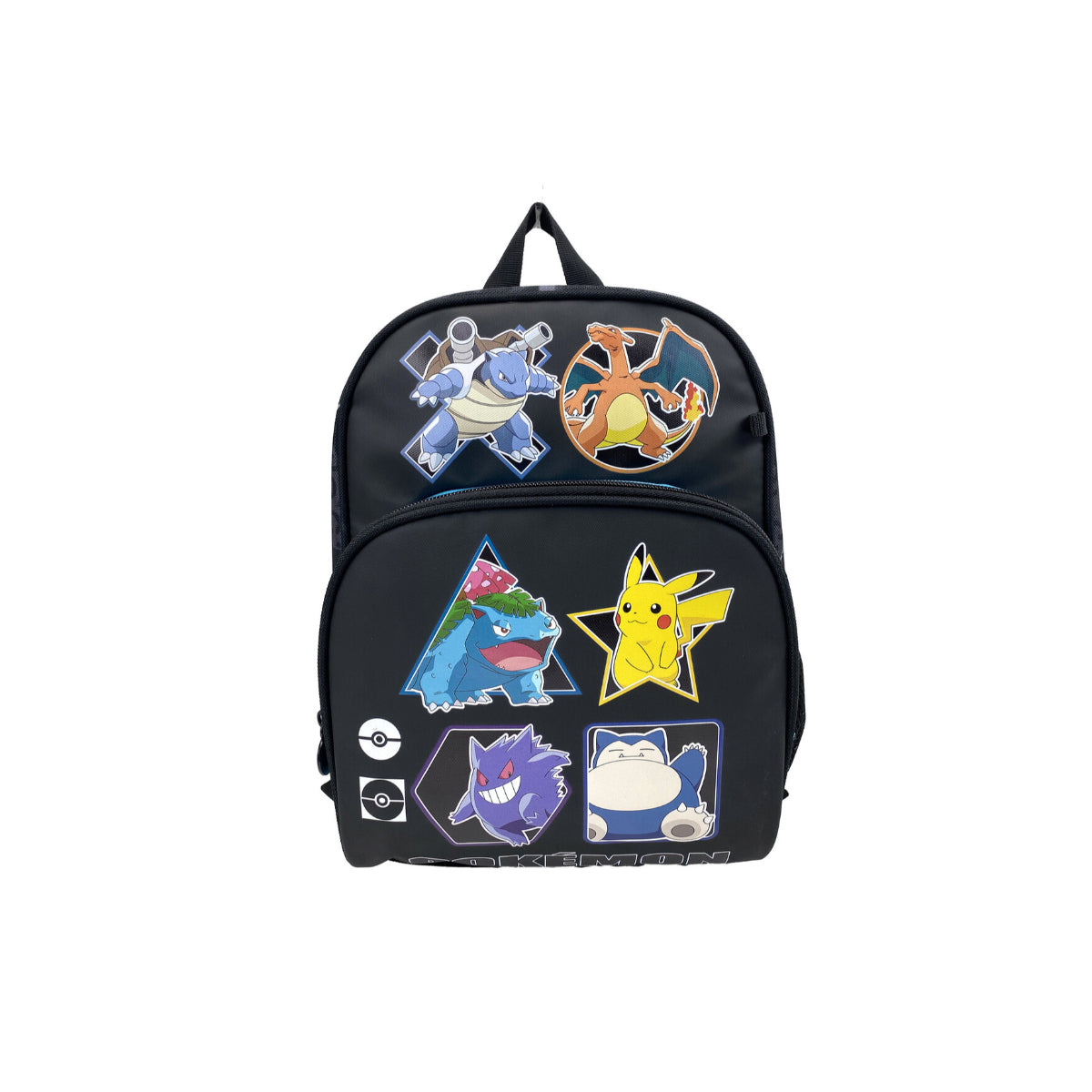 Pokémon Geo Kinder Rucksack 30 cm Kindergartenrucksack mit 2 Fächern Flaschenfach
