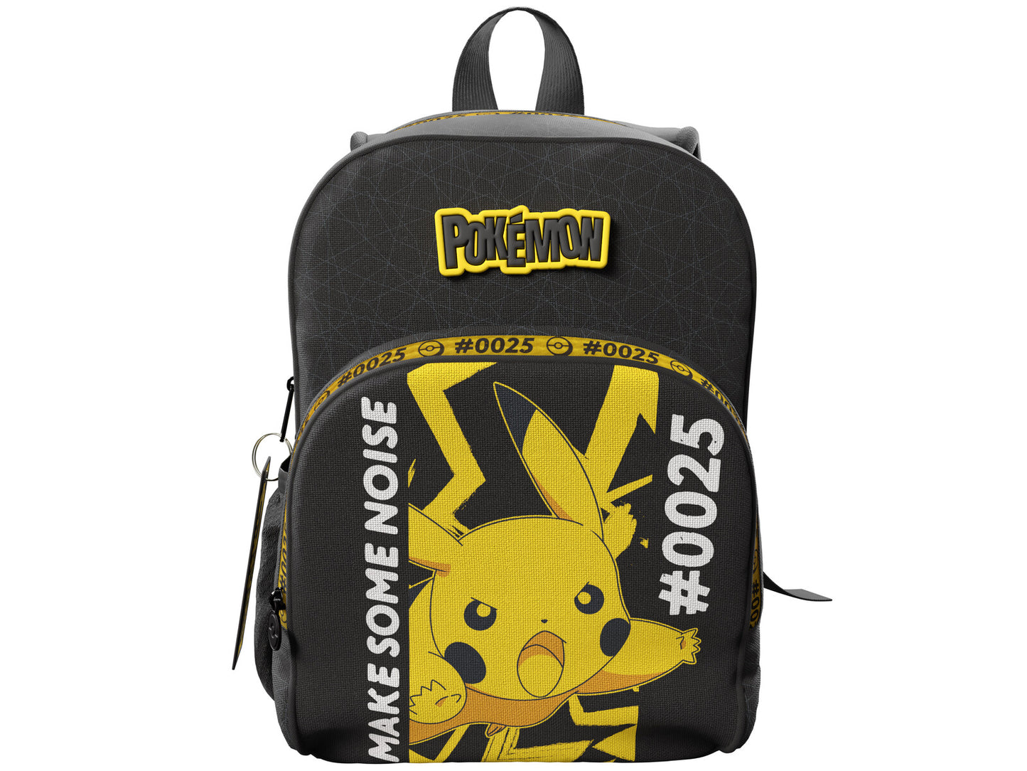 Pokémon Schulrucksack mit 2 Fächern und Seitennetzen