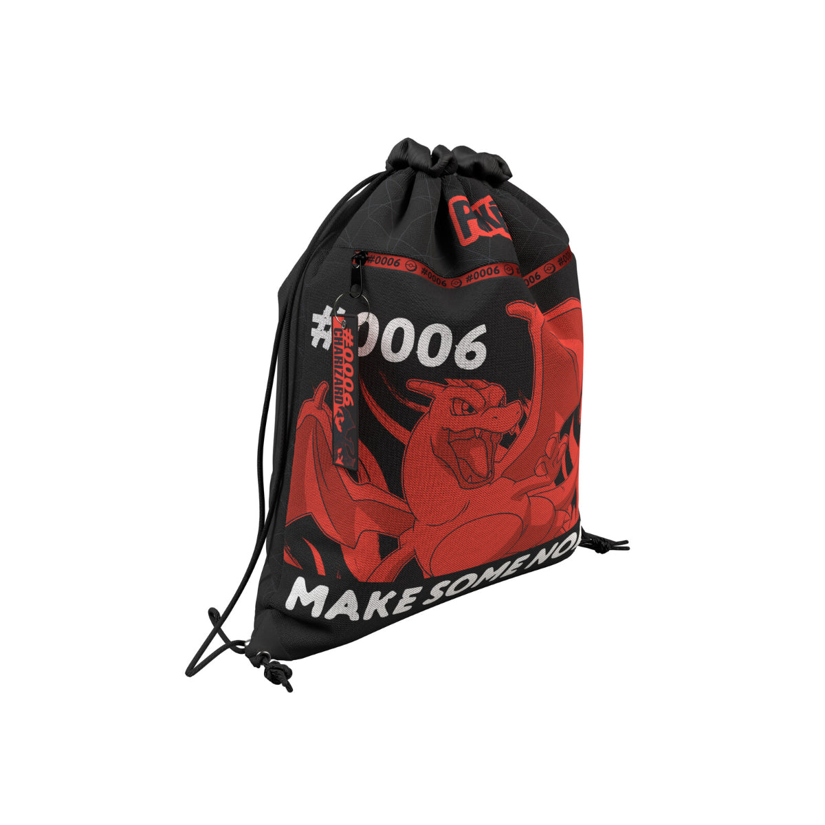 Pokémon Twilight Champions Charizard Turnbeutel Sportbeutel Kinder Rucksack 42 cm