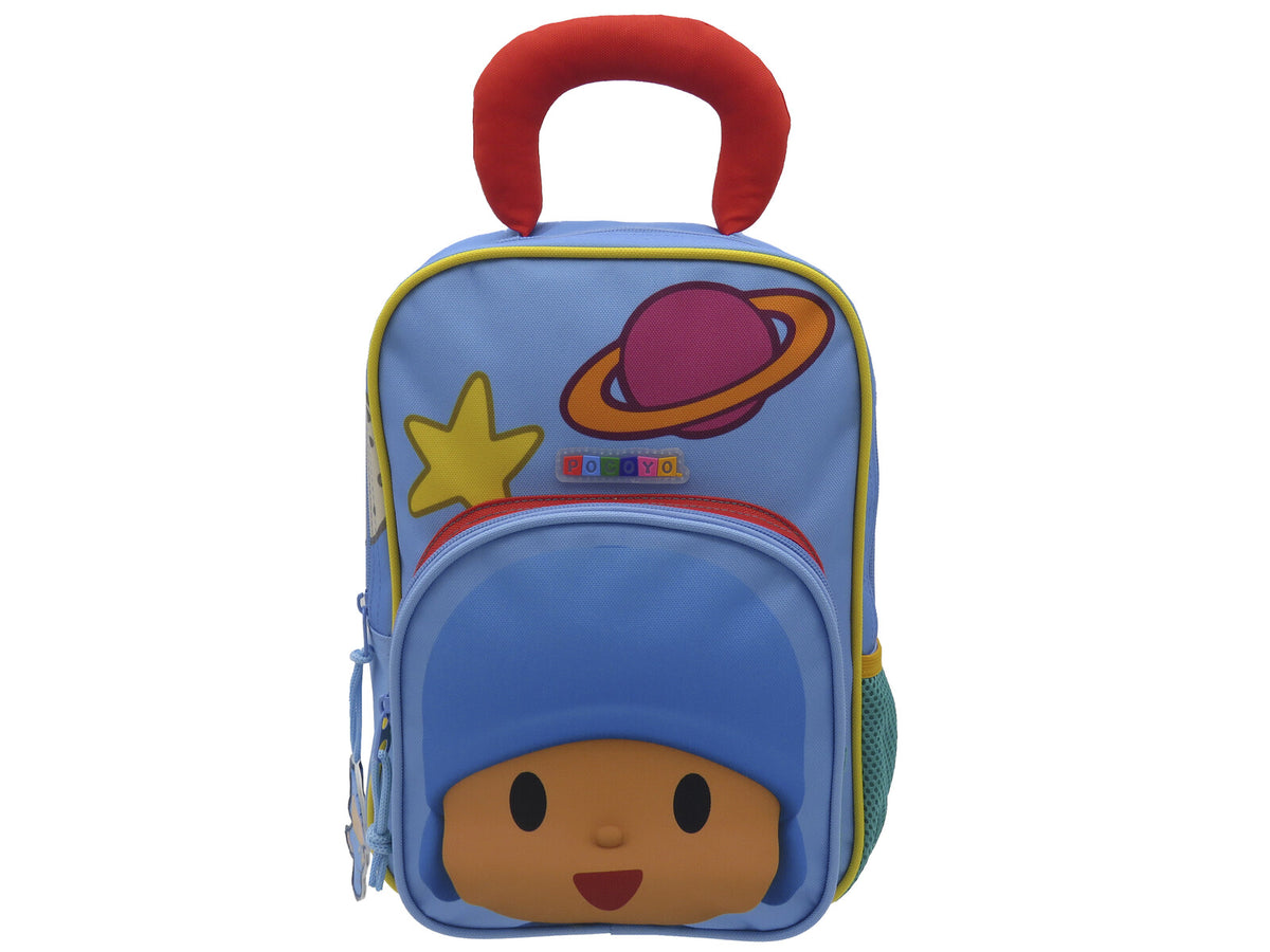 Pocoyó Kinderrucksack 30 cm mit Frontfach für Kindergarten Schule Freizeit