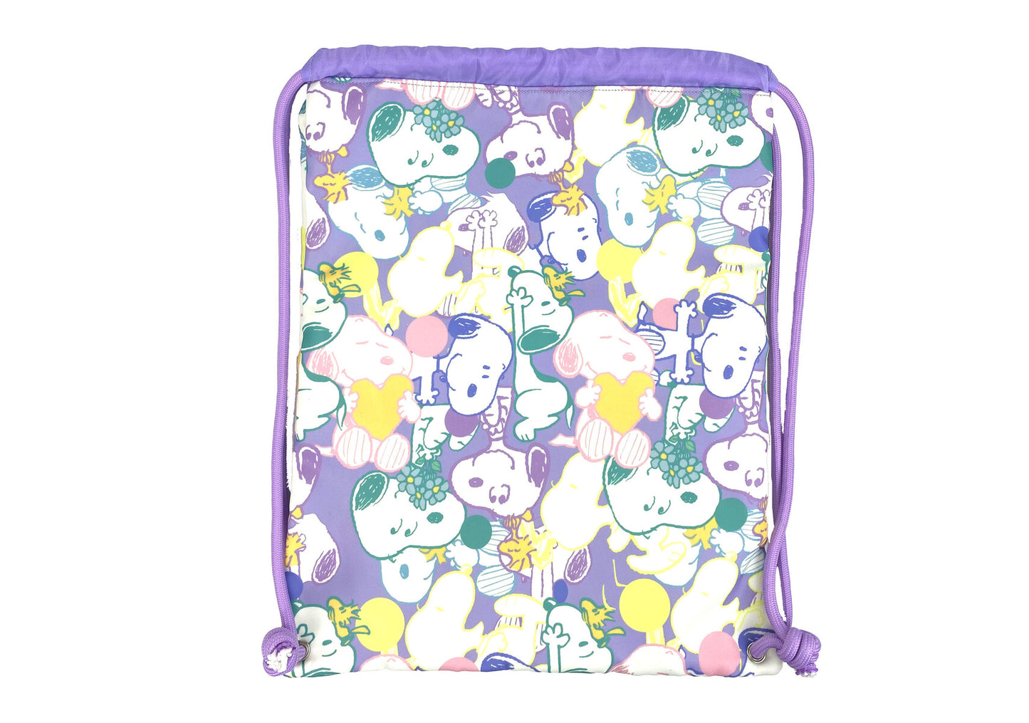 Snoopy Sportbeutel Turnbeutel Rucksack Gymbag mit Reißverschlusstasche