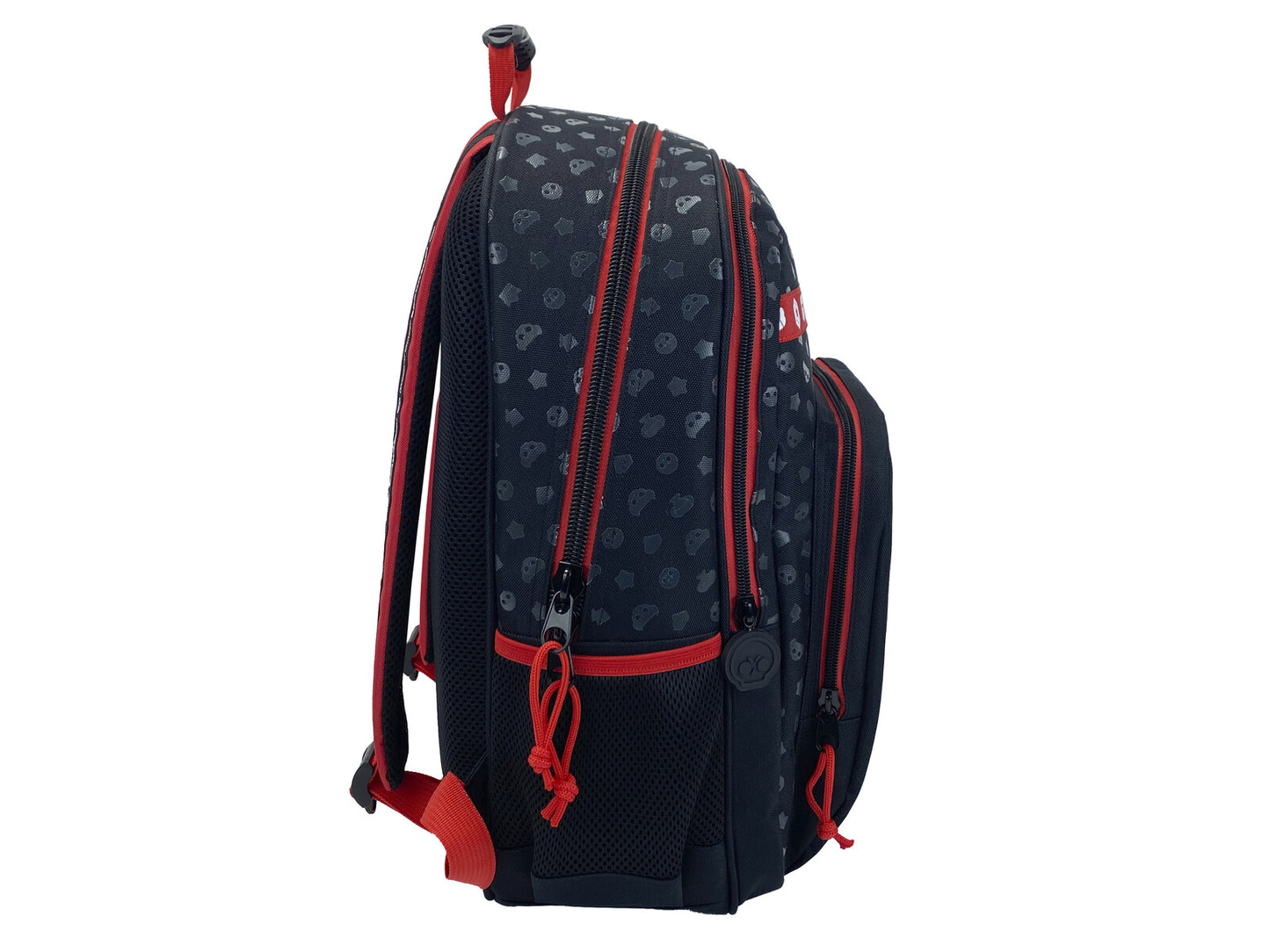 Brawl Stars Schulrucksack Kinder 43 × 35 cm Rucksack mit 3 Fächern und Seitentaschen für Schule und Freizeit