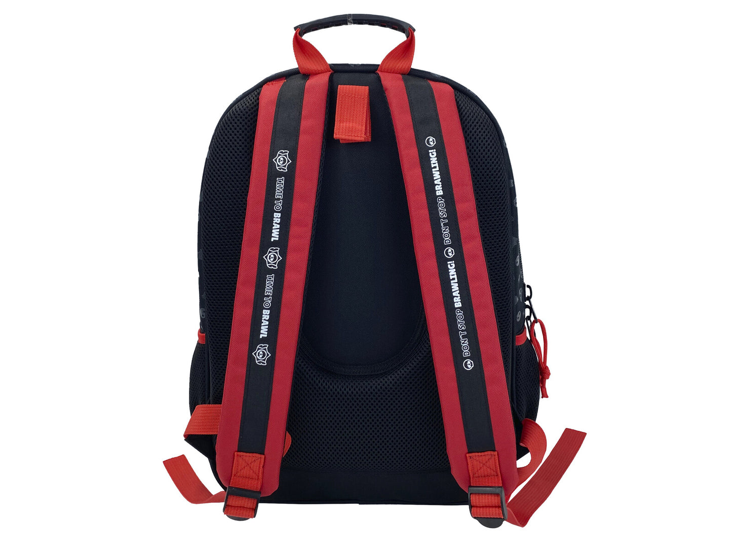 Brawl Stars Schulrucksack Kinder 43 × 35 cm Rucksack mit 3 Fächern und Seitentaschen für Schule und Freizeit