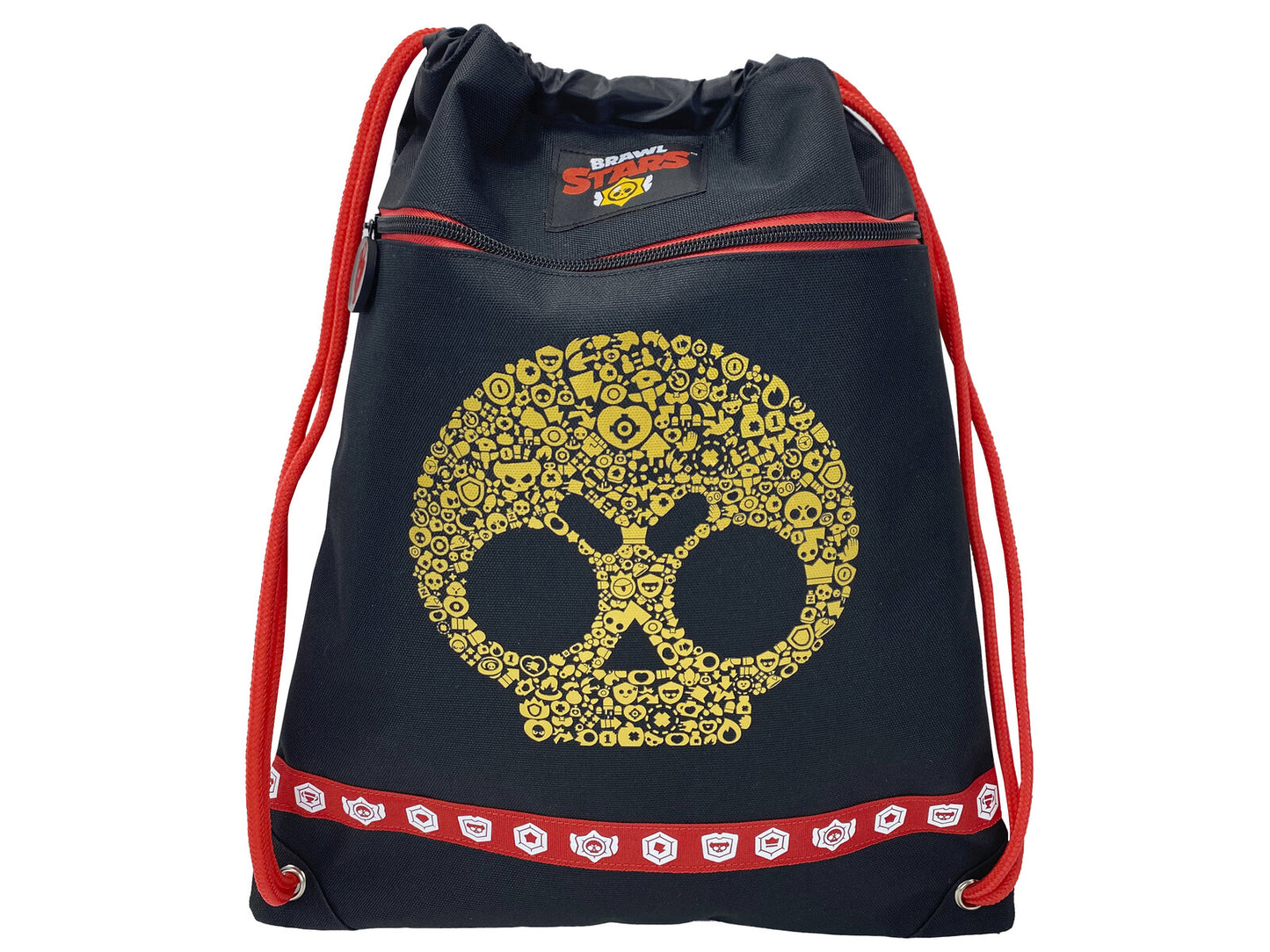 Brawl Stars Turnbeutel 43 × 33 cm Sportbeutel Kinder mit Kordelzug für Schule und Sport