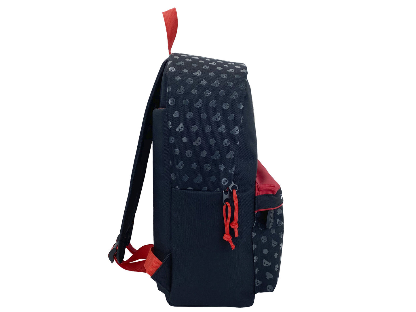 Brawl Stars Schulrucksack Kinder 40 x 32 x 15 cm Rucksack mit 2 Fächern und Seitentaschen für Schule und Freizeit