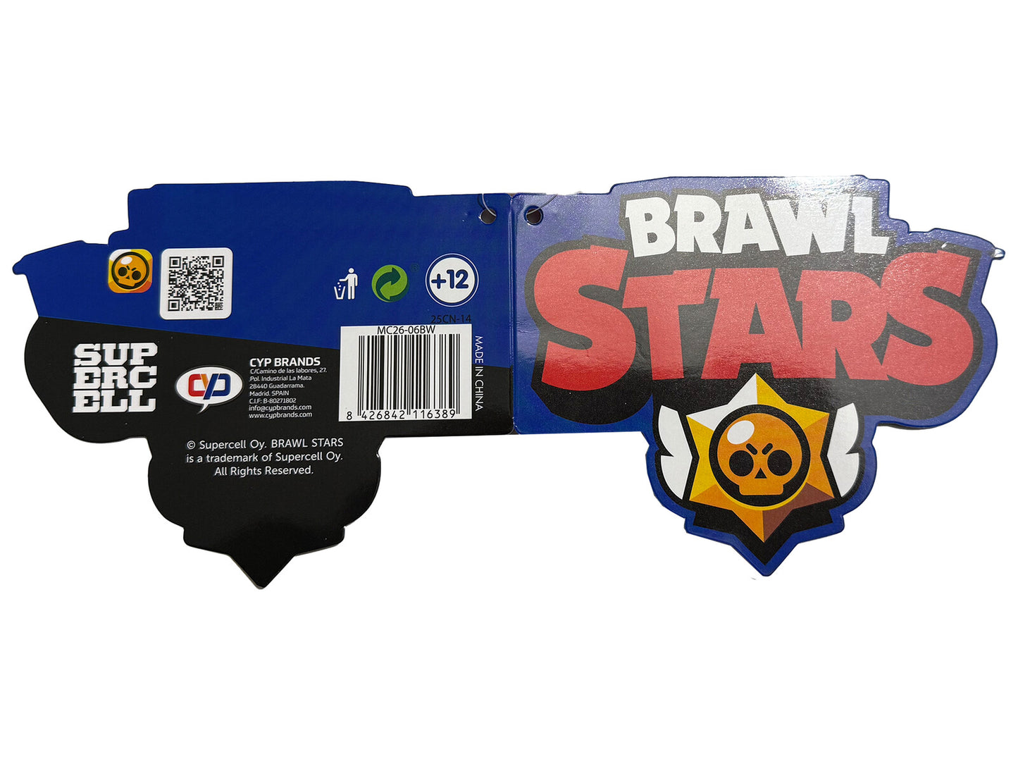 Brawl Stars Schulrucksack Kinder 40 x 32 x 15 cm Rucksack mit 2 Fächern und Seitentaschen für Schule und Freizeit