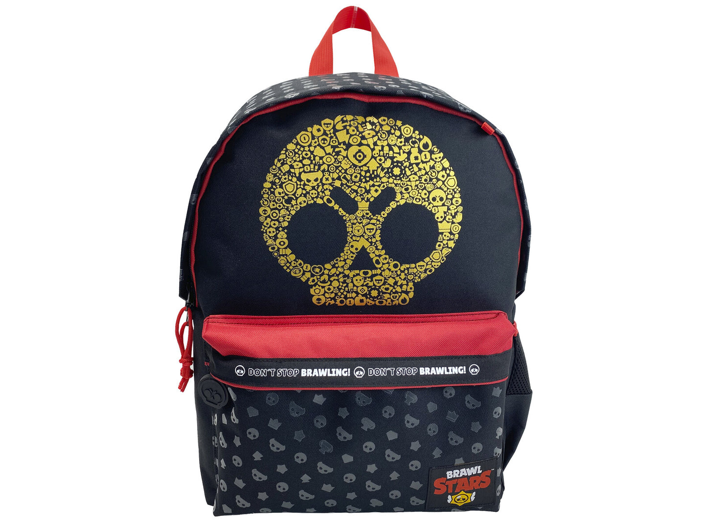 Brawl Stars Schulrucksack Kinder 40 x 32 x 15 cm Rucksack mit 2 Fächern und Seitentaschen für Schule und Freizeit