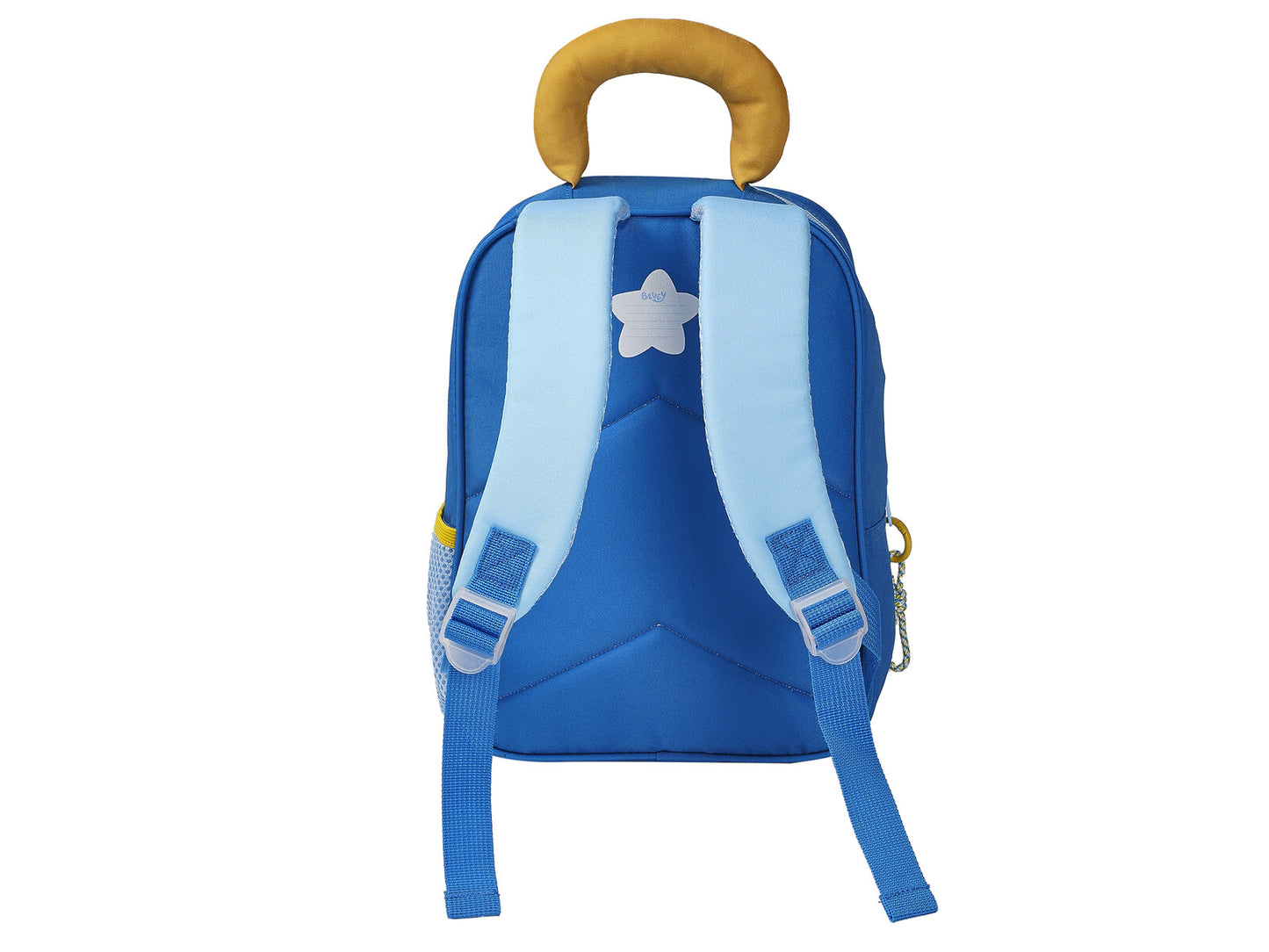 Bluey Kinder Rucksack Kindergarten blau mit Fronttasche und gepolsterten Trägern