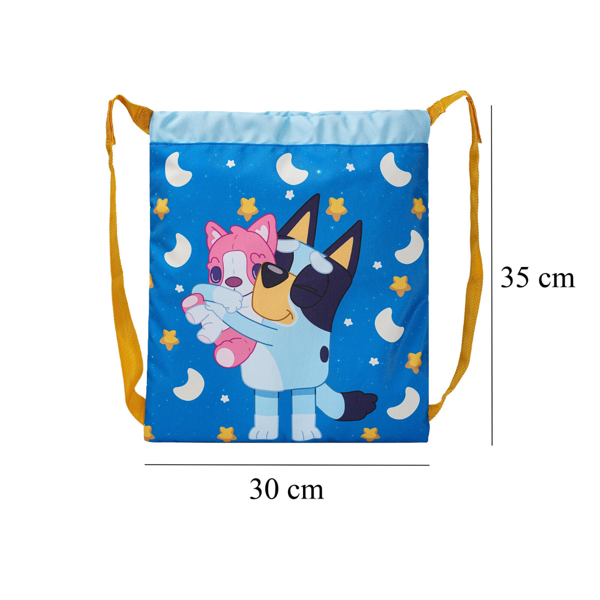 Bluey Turnbeutel 35 × 30 cm Sportbeutel Kinder mit Kordelzug
