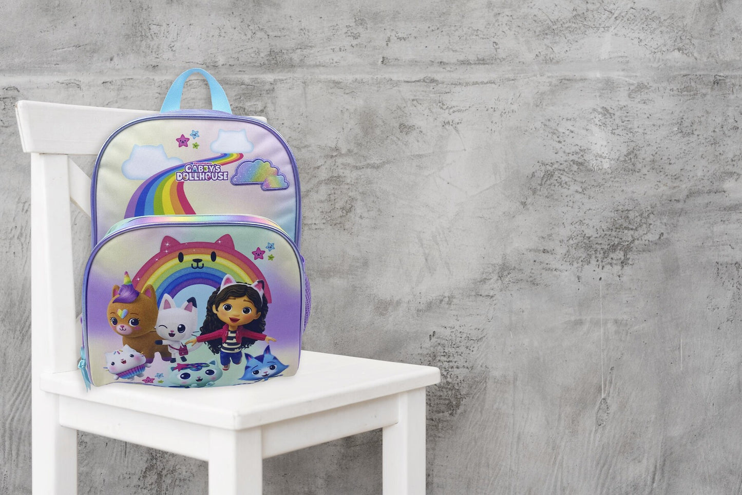 Gabby´s Dollhouse Kinder Rucksack 22x10x30 cm Freizeitrucksack leicht und kompakt
