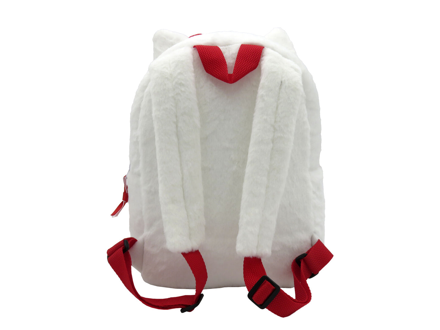 Hello Kitty Plüschrucksack Kinder Rucksack kuschelig mit Reißverschluss