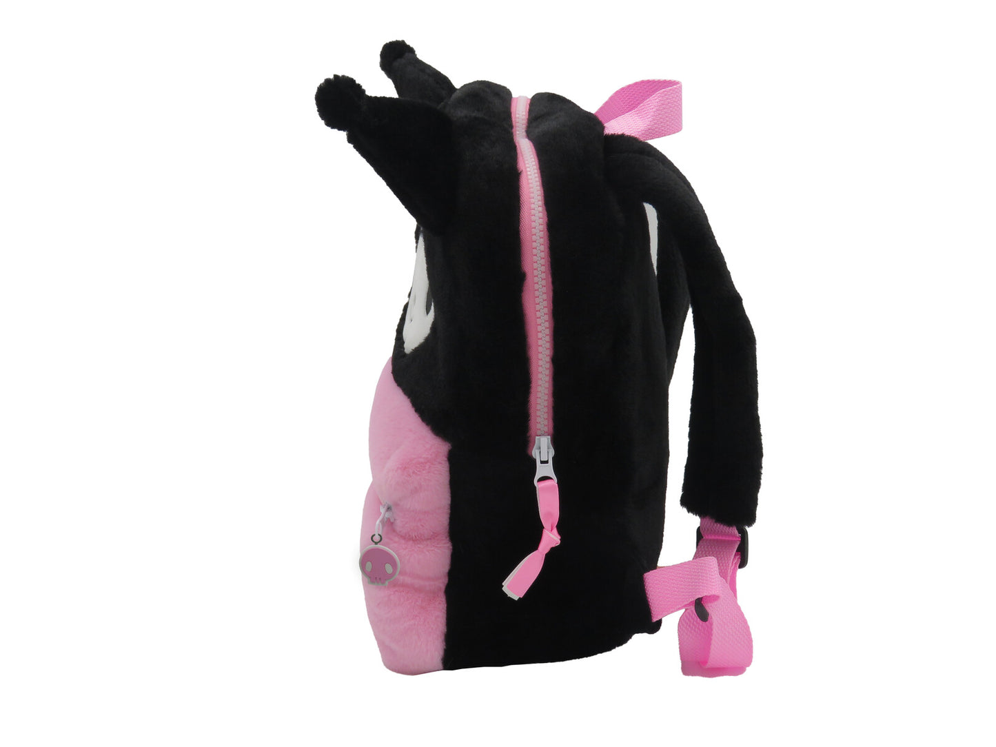 Hello Kitty Plüschrucksack Kinder Rucksack kuschelig mit Reißverschluss