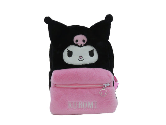 Hello Kitty Plüschrucksack Kinder Rucksack kuschelig mit Reißverschluss