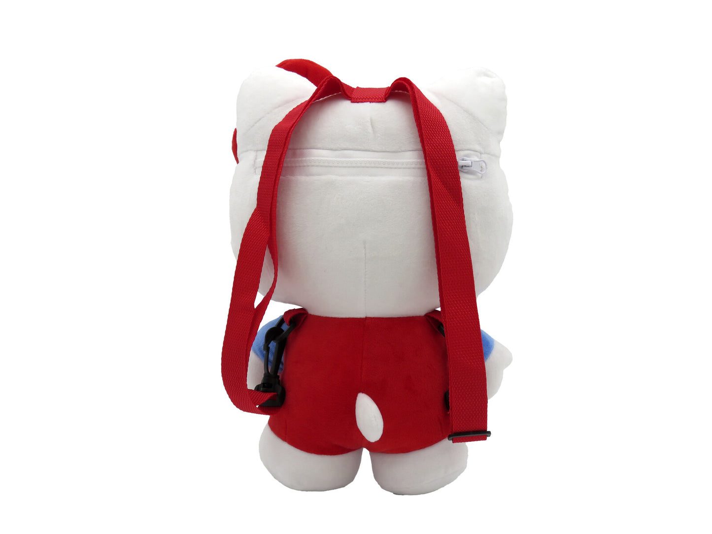 Hello Kitty Plüschrucksack Kinder Rucksack kuschelig mit Reißverschluss