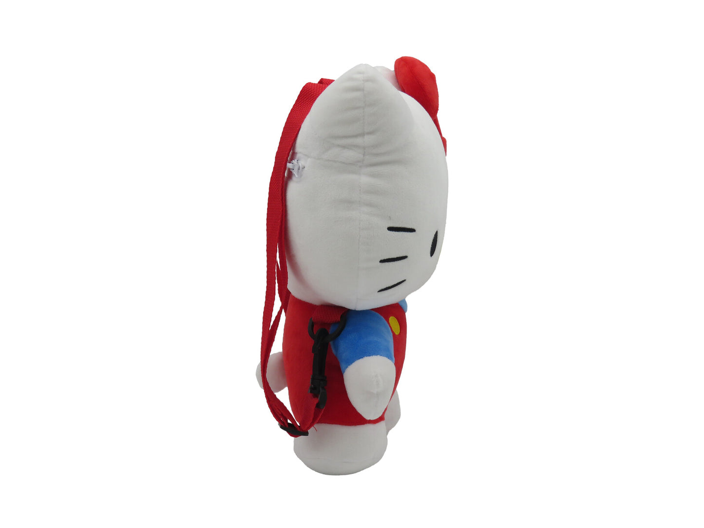 Hello Kitty Plüschrucksack Kinder Rucksack kuschelig mit Reißverschluss