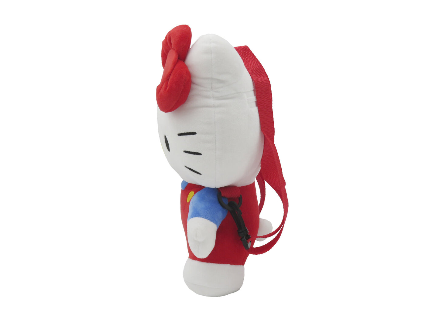 Hello Kitty Plüschrucksack Kinder Rucksack kuschelig mit Reißverschluss