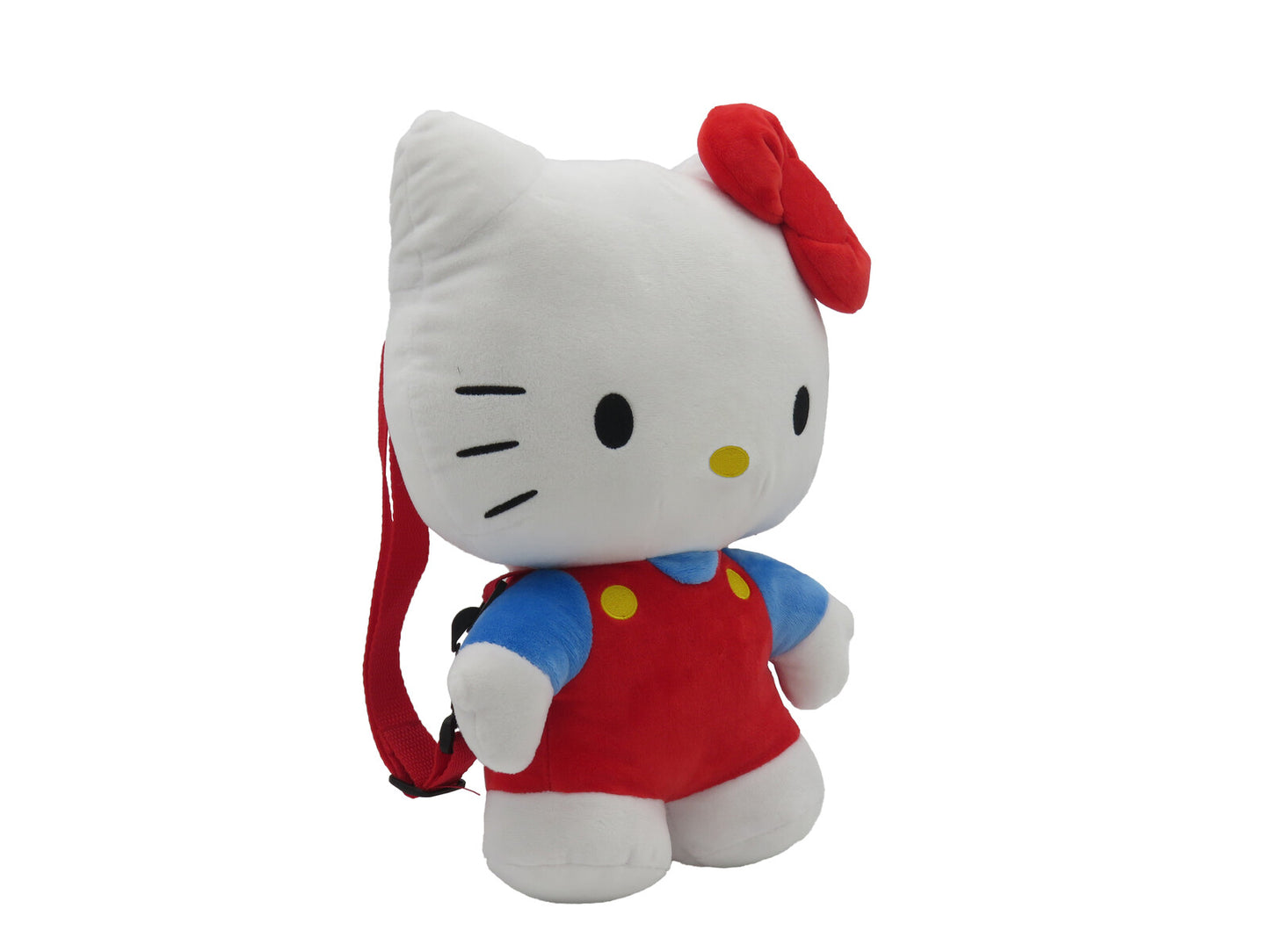 Hello Kitty Plüschrucksack Kinder Rucksack kuschelig mit Reißverschluss