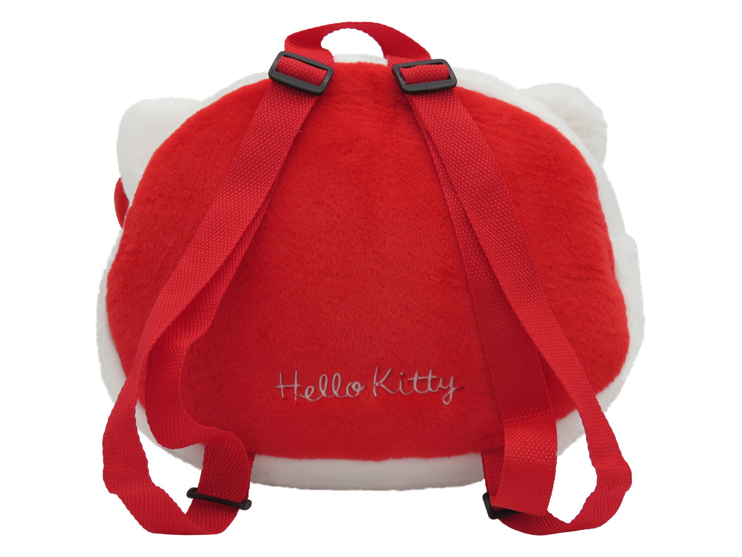 Hello Kitty Plüschrucksack Kinder Rucksack kuschelig mit Reißverschluss