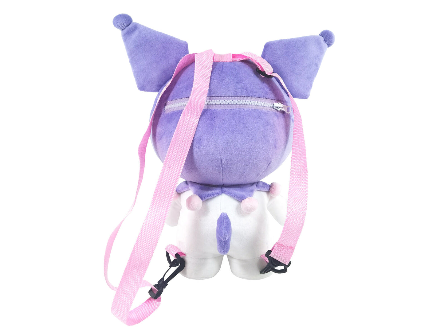 Hello Kitty Kuromi Plüschrucksack Kinder Rucksack kuschelig mit Reißverschluss