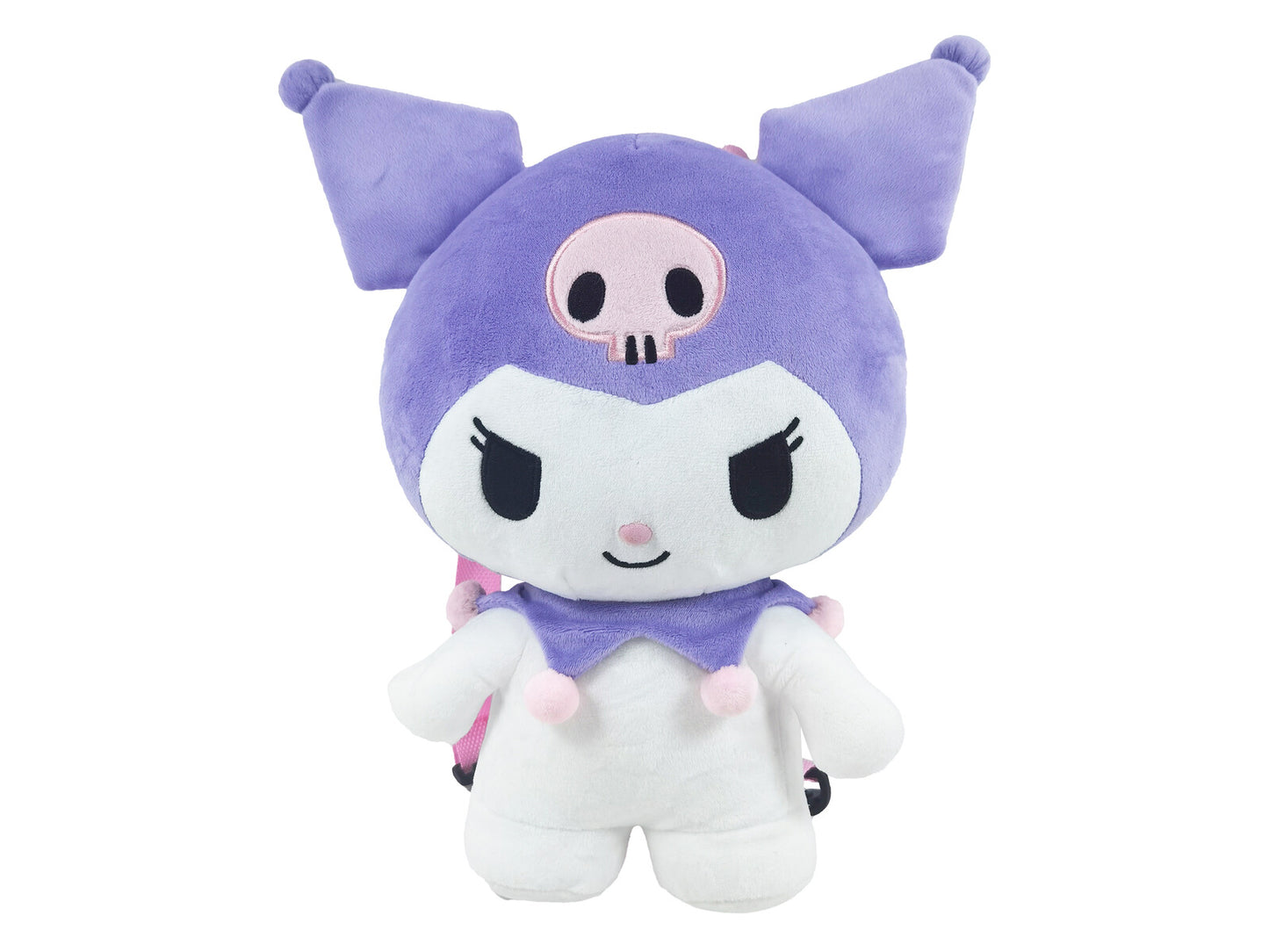 Hello Kitty Kuromi Plüschrucksack Kinder Rucksack kuschelig mit Reißverschluss