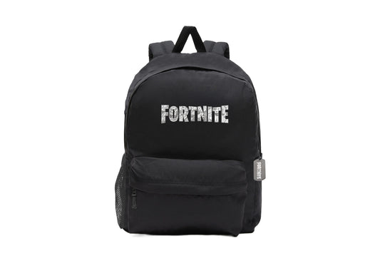 Fortnite Rucksack für Kinder mit Fronttasche Hauptfach und Seitennetz