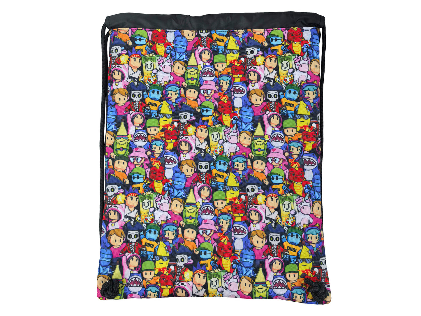 Stumble Guys Turnbeutel 42 × 32 cm Sportbeutel Kinder mit Kordelzug