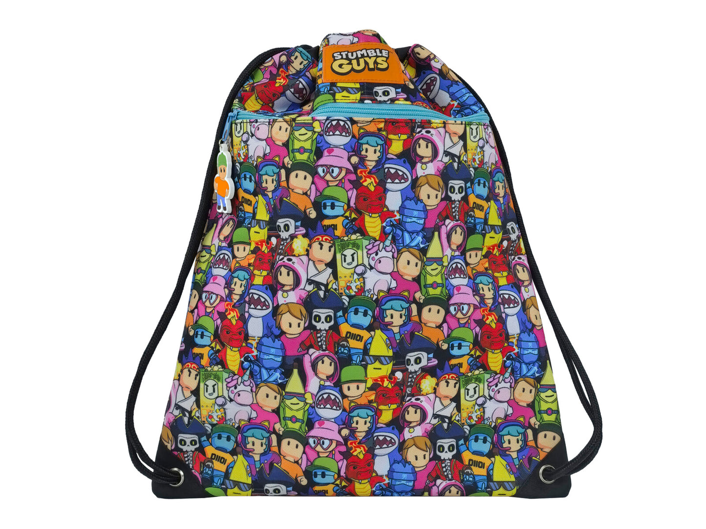 Stumble Guys Turnbeutel 42 × 32 cm Sportbeutel Kinder mit Kordelzug