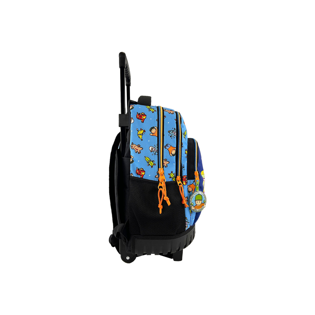 Stumble Guys Mochila Trolley Rucksack mit Rollen Schule Ausflug Reise