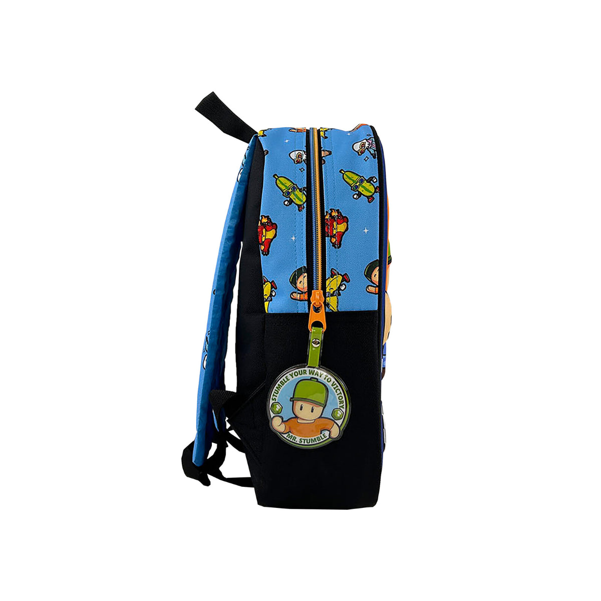 Stumble Guys Kinderrucksack EVA 3D mit Trägern Griff und Namensschild