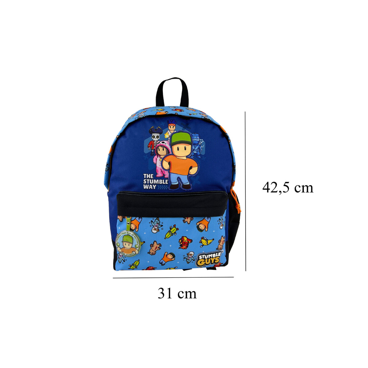 Stumble Guys Jugendrucksack Trolleygeeignet Rucksack Schule 43 cm