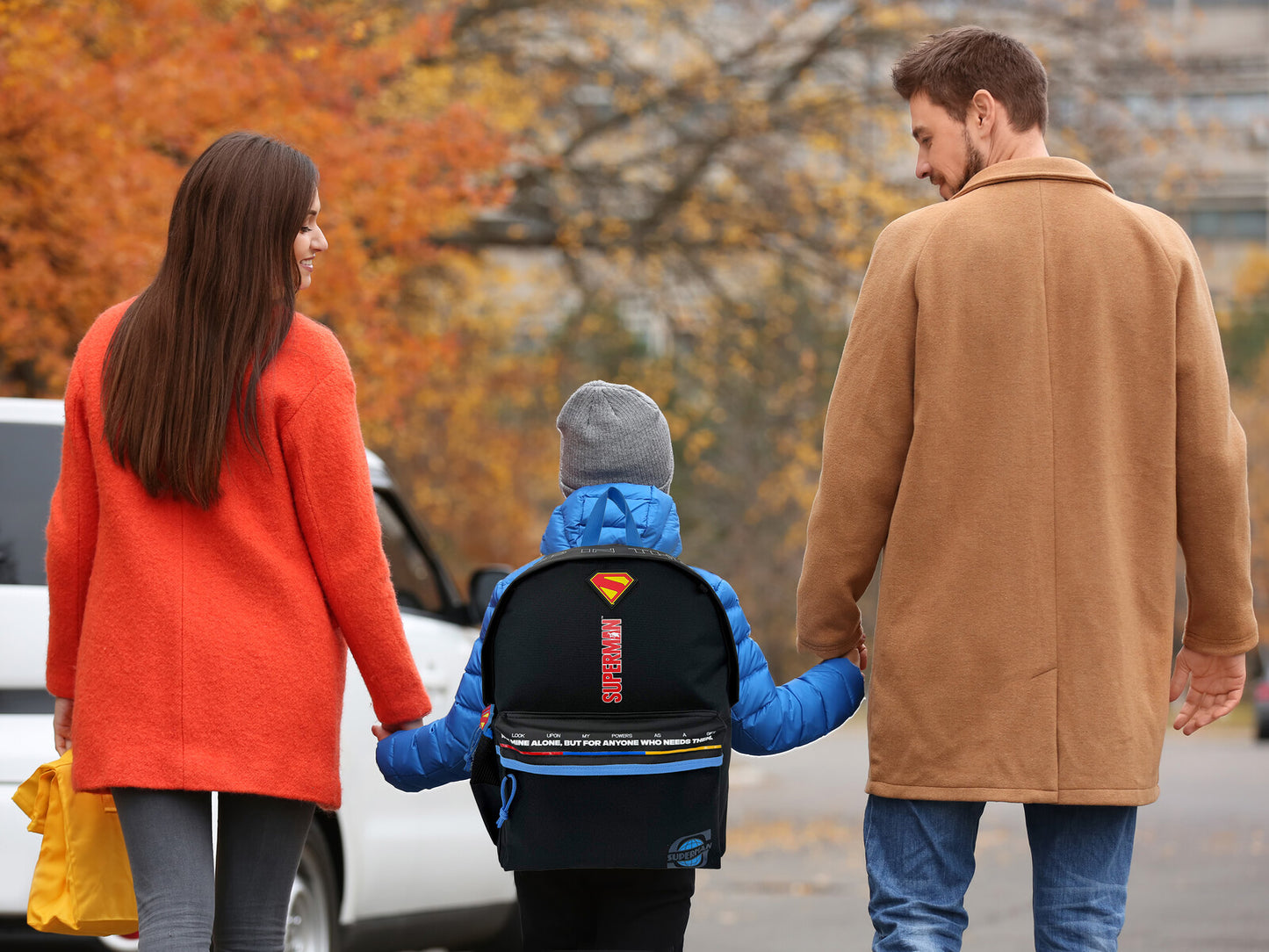 Superman Kinder Rucksack Schulranzen 40 cm