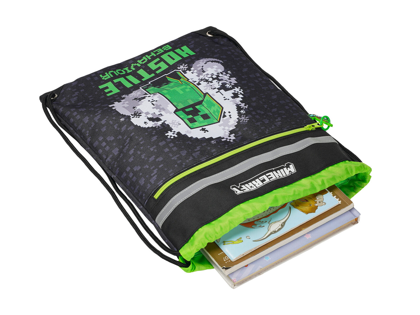 Minecraft Turnbeutel 42 × 32 cm Sportbeutel Kinder mit Kordelzug