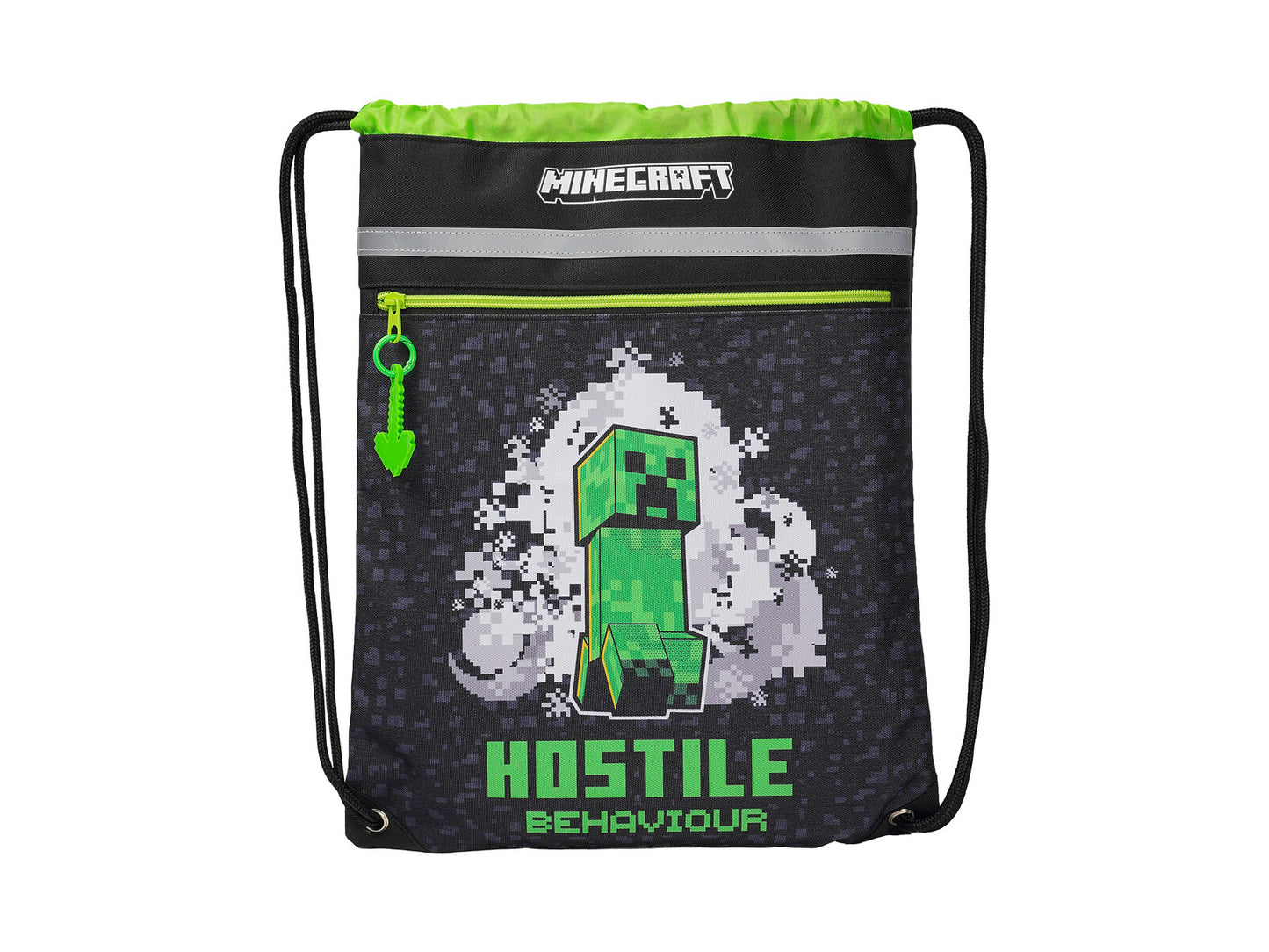 Minecraft Turnbeutel 42 × 32 cm Sportbeutel Kinder mit Kordelzug