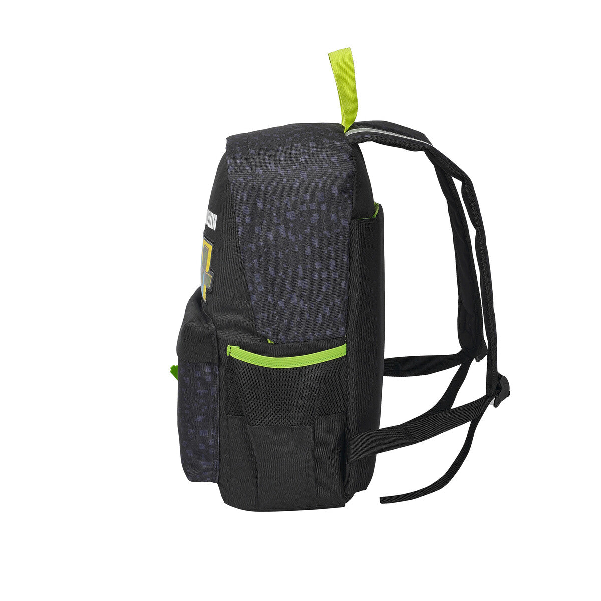Minecraft Kinderrucksack Rucksack mit Fronttasche und Seitennetzen