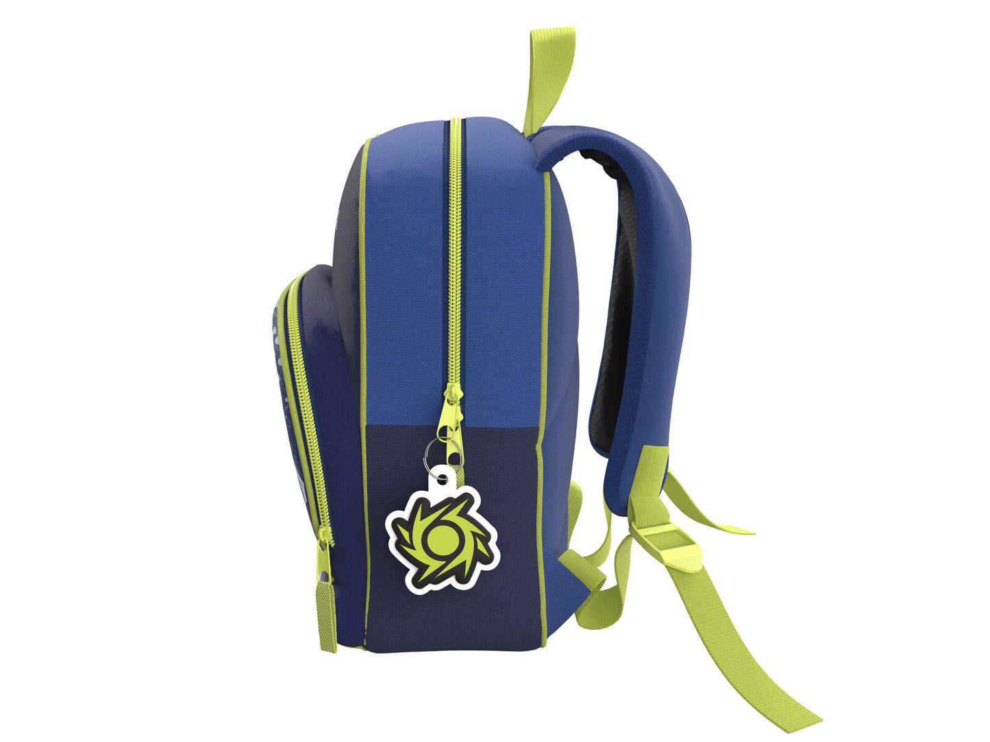 Beyblade Rucksack für Kinder mit Fronttasche Hauptfach und Seitennetz