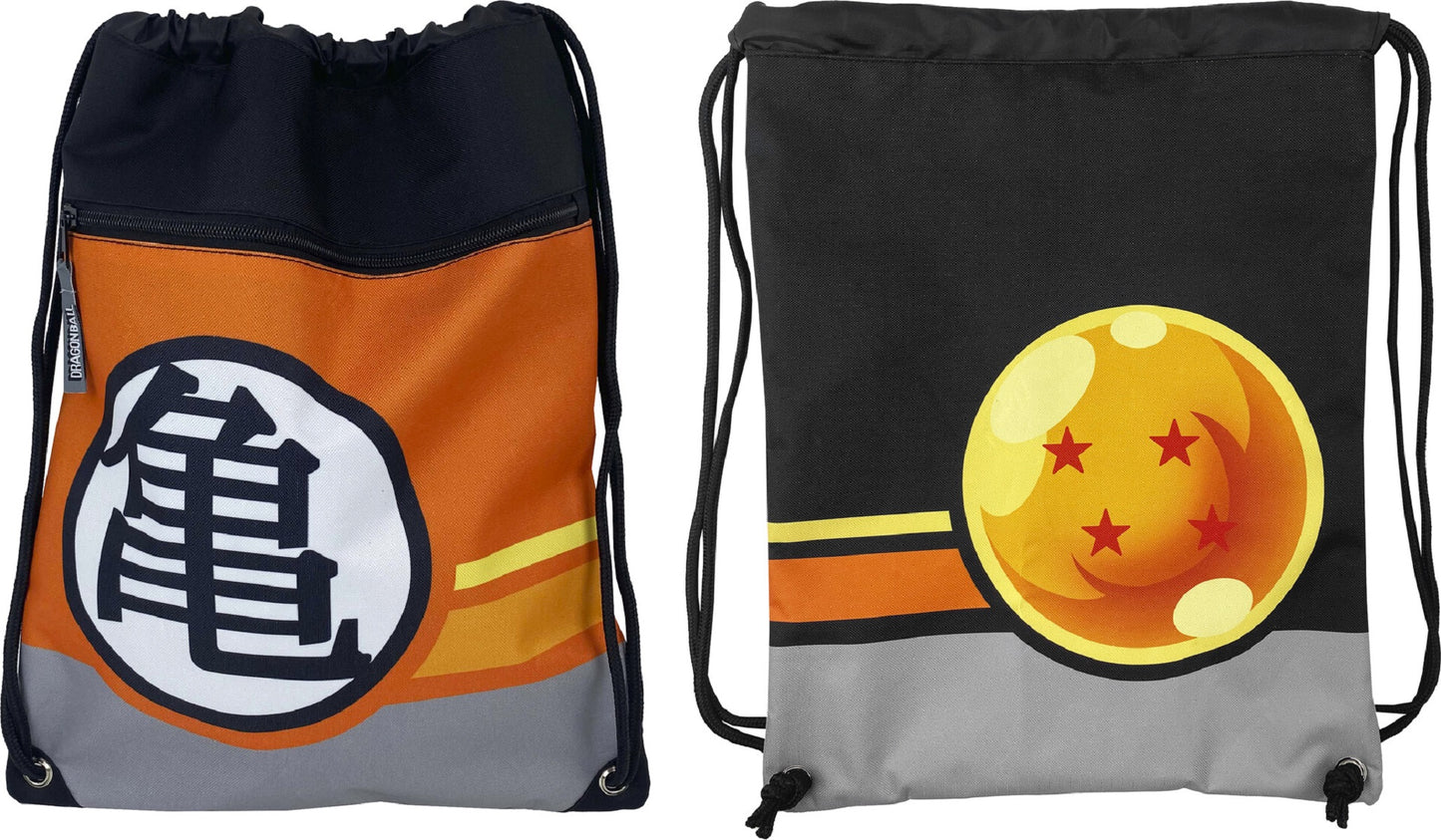 Dragon Ball Turnbeutel 44 × 34 cm Sportbeutel Kinder mit Kordelzug