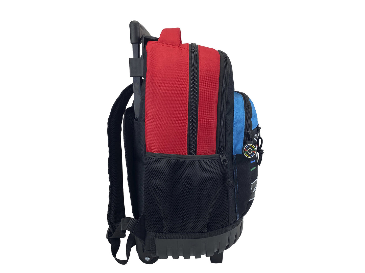 Pokémon Trolley Rucksack Kinder 52 cm Schulrucksack mit Rollen Teleskopgriff 3 Fächer