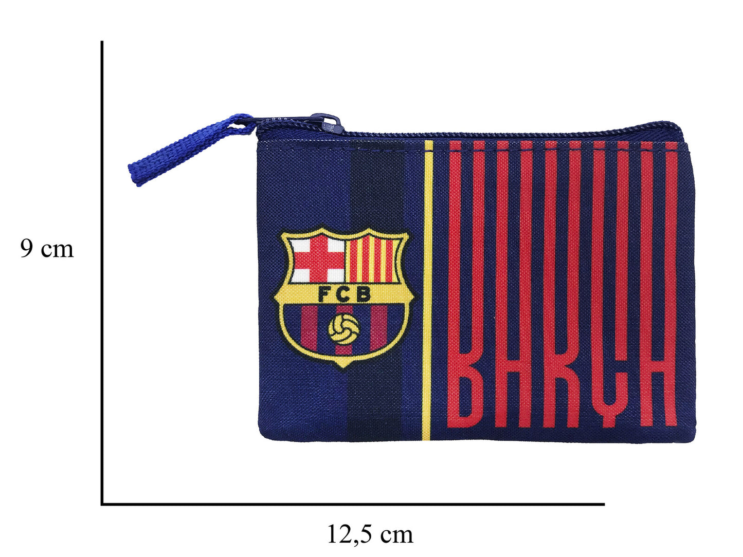FC Barcelona Geldbörse rechteckiges Portemonnaie 12,5 × 9 cm