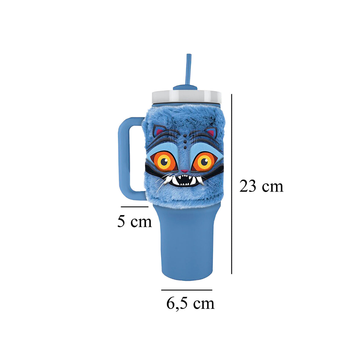 K-Pop Demon Hunters Derpy Trinkbecher mit Plüschhülle 1,2 L