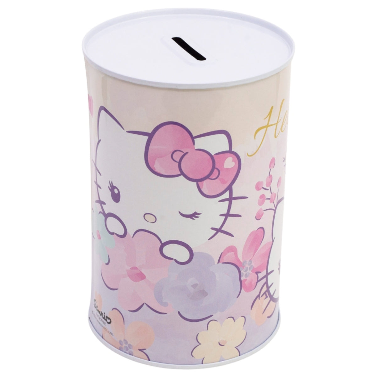 Hello Kitty Spardose bedruckt aus Metall 15 × 10 × 10 cm