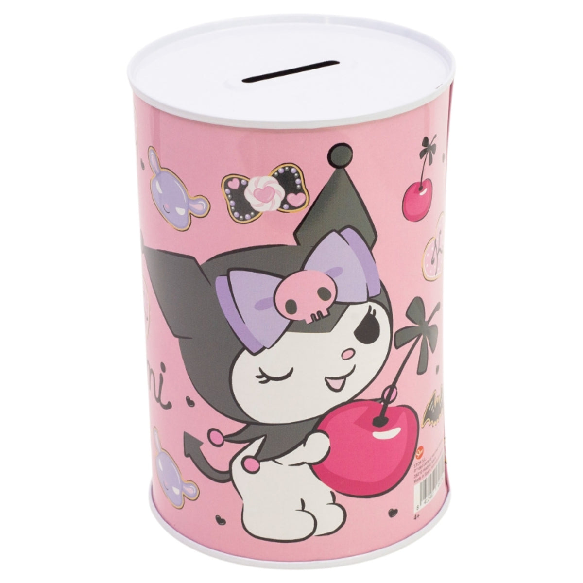 Hello Kitty Kuromi Spardose bedruckt aus Metall 15 × 10 × 10 cm