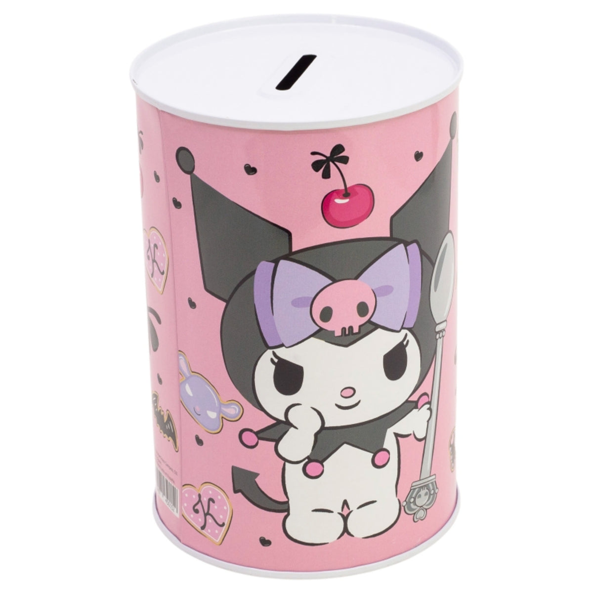 Hello Kitty Kuromi Spardose bedruckt aus Metall 15 × 10 × 10 cm